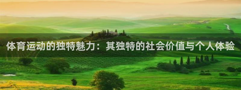 谈球吧体育：体育运动的独特魅力：其独特的社会价值与个人体验